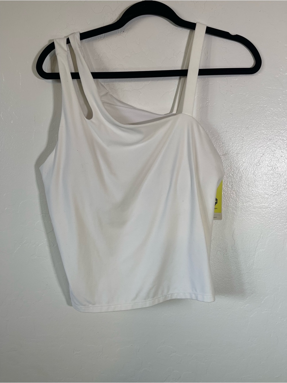 Women’s Asymmetric One-Shoulder Tank Top - White